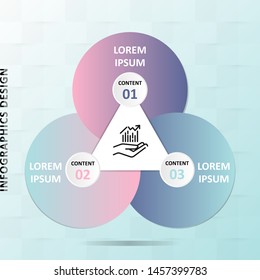Circles triangle Infographic business timeline vector design template. Can be used for workflow layout, circular, success, diagram, infographic banner, teamwork, design, infographic elements.