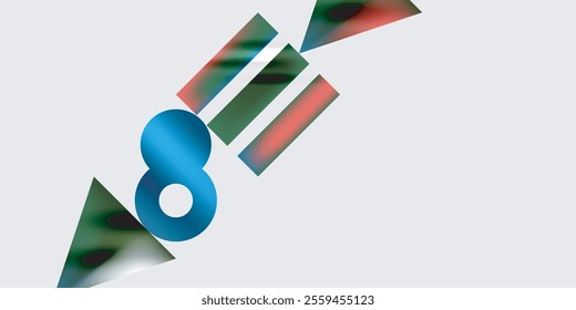 Circles and triangles modern art. Vector Illustration For Wallpaper, Banner, Background, Card, Book Illustration, landing page