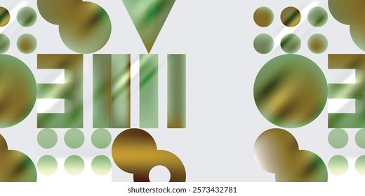 Circles and triangles modern art. Vector Illustration For Wallpaper, Banner, Background, Card, Book Illustration, landing page