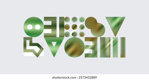 Circles and triangles modern art. Vector Illustration For Wallpaper, Banner, Background, Card, Book Illustration, landing page
