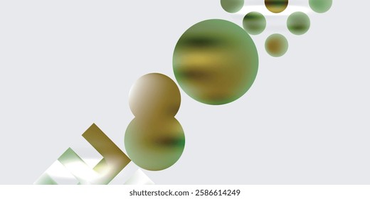 Circles and triangles modern art. Vector Illustration For Wallpaper, Banner, Background, Card, Book Illustration, landing page