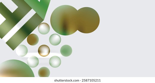 Circles and triangles modern art. Vector Illustration For Wallpaper, Banner, Background, Card, Book Illustration, landing page