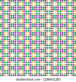 circles, triangles and square modern simple patterns vector