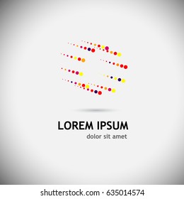 From the circles. Vector