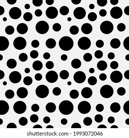 Circles wallpaper. Vector seamless circles ornament.