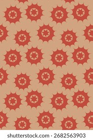 Los círculos y las Formas onduladas crean un patrón de Vector sin costuras.