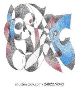 circles, wheels, curves, surfaces, shapes, black, blue, brown