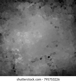 circles white and black. confetti abstract. grey background pattern for design. grunge texture. stipple effect. eps10 vector illustration