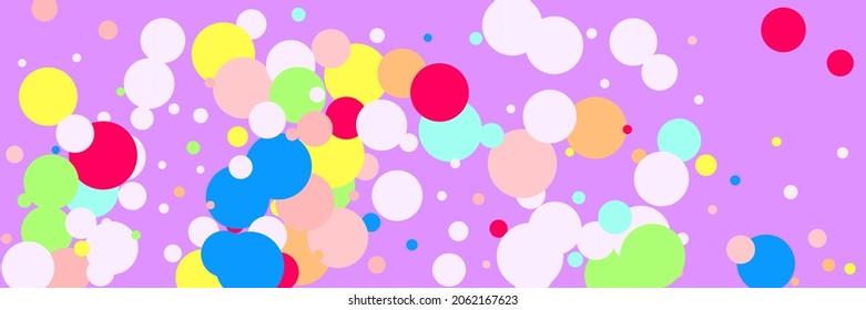 Circles Yellow Kids Bright Pink Background. Bordo Green Vibrant Violet Blue Beige Textile. Rainbow White Dark Color Play Children Design Pic. Multicolor Purple Indigo Red Pastel Pattern.