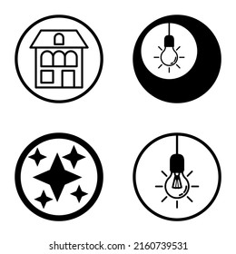 Círculos1-2 Icono plano Conjunto Aislado En Fondo Blanco