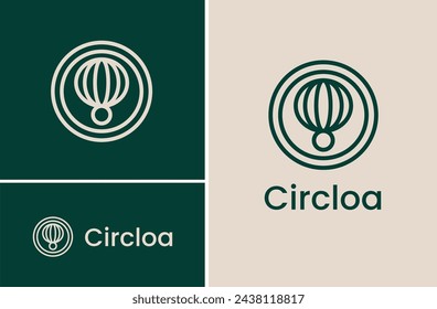 Circloa Outline Logo Illustration Vector