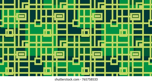 circuit abstract geometric seamless pattern .Vector illustration.