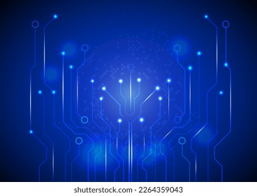 Circuit background, abstract vector illustration, technology advance concept, for background design.