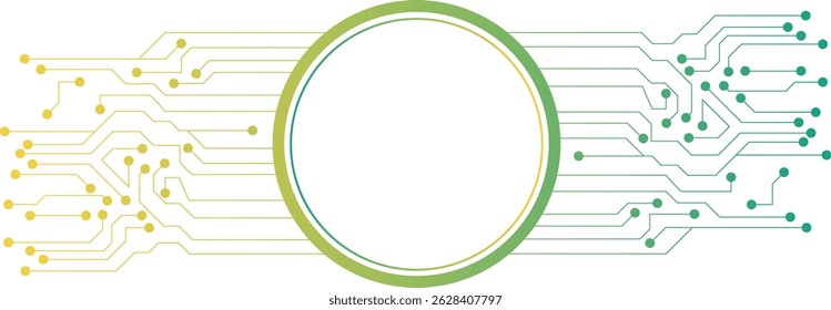 Circuit board abstract background illustration. 