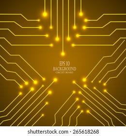 Circuit board. Abstract background. Vector illustration