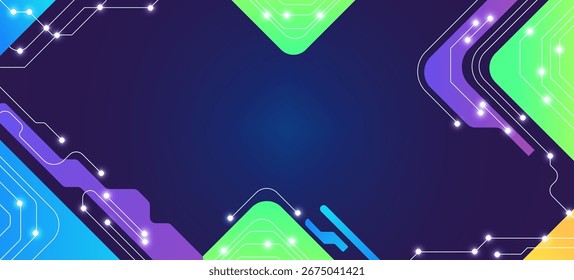 Circuit Board Abstract Dynamic background