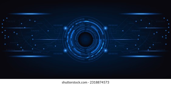 circuit board Abstract modern futuristic science technology Hi tech digital connect communication background vector illustration