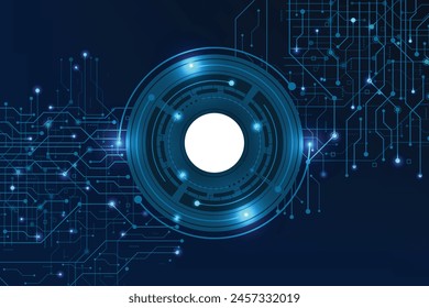 Circuit board Abstract modern futuristic science technology Hi tech digital connect communication background