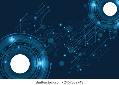Circuit board Abstract modern futuristic science technology Hi tech digital connect communication background