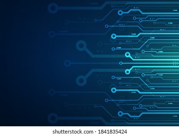 Circuit board. Abstract technology background