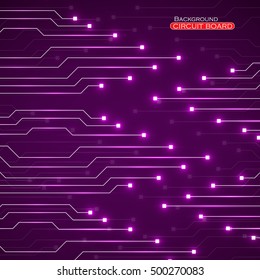 Circuit board, abstract technology background, vector illustration eps 10