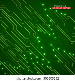Circuit board, abstract technology background, vector illustration eps 10