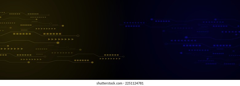 Circuit-Board-Hintergrund. Digitale Technologie - Hintergrund. Technologisches Konzept. Illustration der elektronischen Hauptplatine. High-Tech-Digitaltechnik und -technik. 
