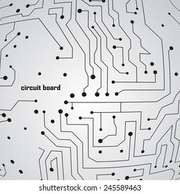 Circuit board background eps 10, vector illustration