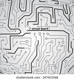 Circuit board background eps 10, vector illustration