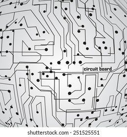 Circuit board background eps 10, vector illustration