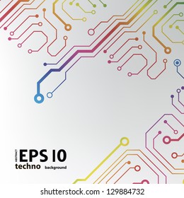 circuit board background. eps10 vector illustration