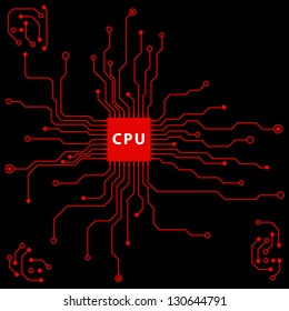 circuit board background. eps10 vector illustration