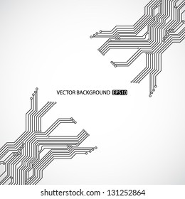 Circuit board background. EPS10 vector