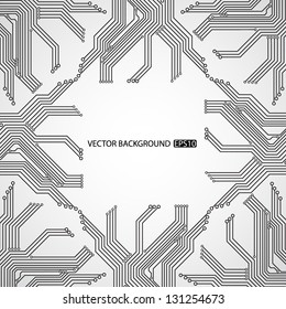 Circuit board background. EPS10 vector
