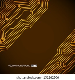 Circuit board background. EPS10 vector