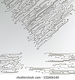 circuit board background. eps10 vector illustration