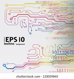 circuit board background. eps10 vector illustration