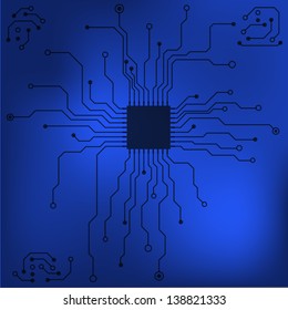 circuit board background. eps10 vector illustration