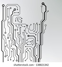 circuit board background. eps10 vector illustration