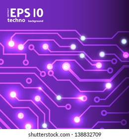 circuit board background. eps10 vector illustration