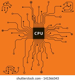 circuit board background. eps10 vector illustration