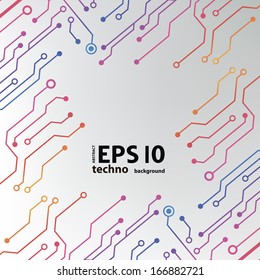 circuit board background. eps10 vector illustration 