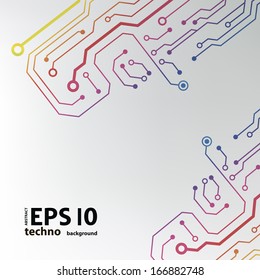 circuit board background. eps10 vector illustration 