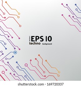 circuit board background. eps10 vector illustration