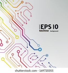 circuit board background. eps10 vector illustration