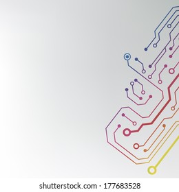 circuit board background. eps10 vector illustration