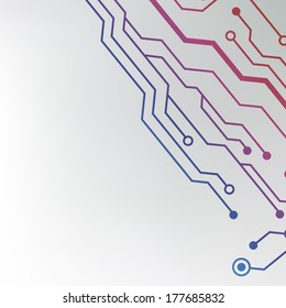 circuit board background. eps10 vector illustration