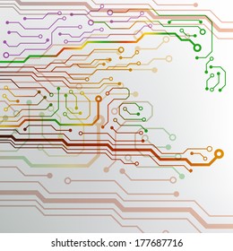 circuit board background. eps10 vector illustration