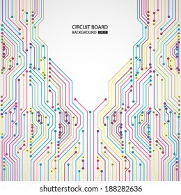 Circuit board background. EPS10 vector