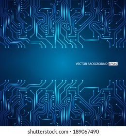 Circuit board background. EPS10 vector